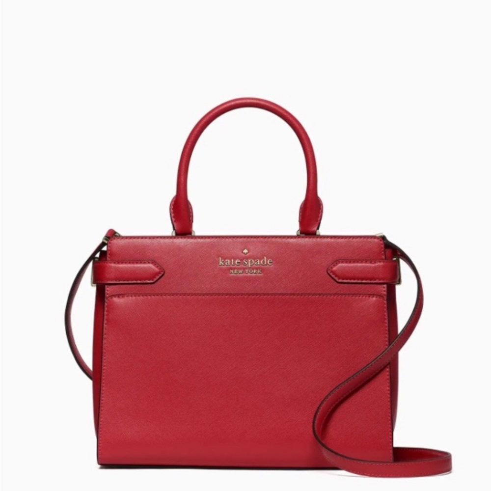 Kate spade medium red staci satchel